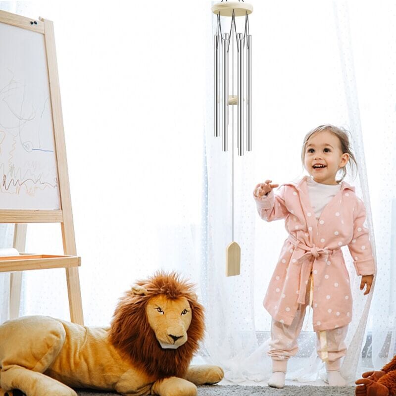 GoodVybe™ Small Garden Wind Chimes: Pleasant Tone, 6 Tubes Decor wind chime GoodVybe™ 