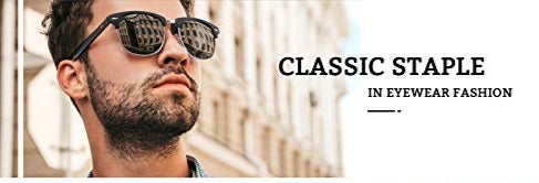 GQXELITE™ Browline Half Rim Polarized Sunglasses | Unisex UV400 Semi Rimless Classic Sunglasses GQXELITE™ 