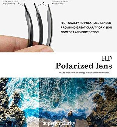 KLYELITE™ 3-Pack Polarized Sunglasses | Unisex UV400 Trendy, 3 Pairs - Black, Blue Silver Sunglasses KLYELITE™ 