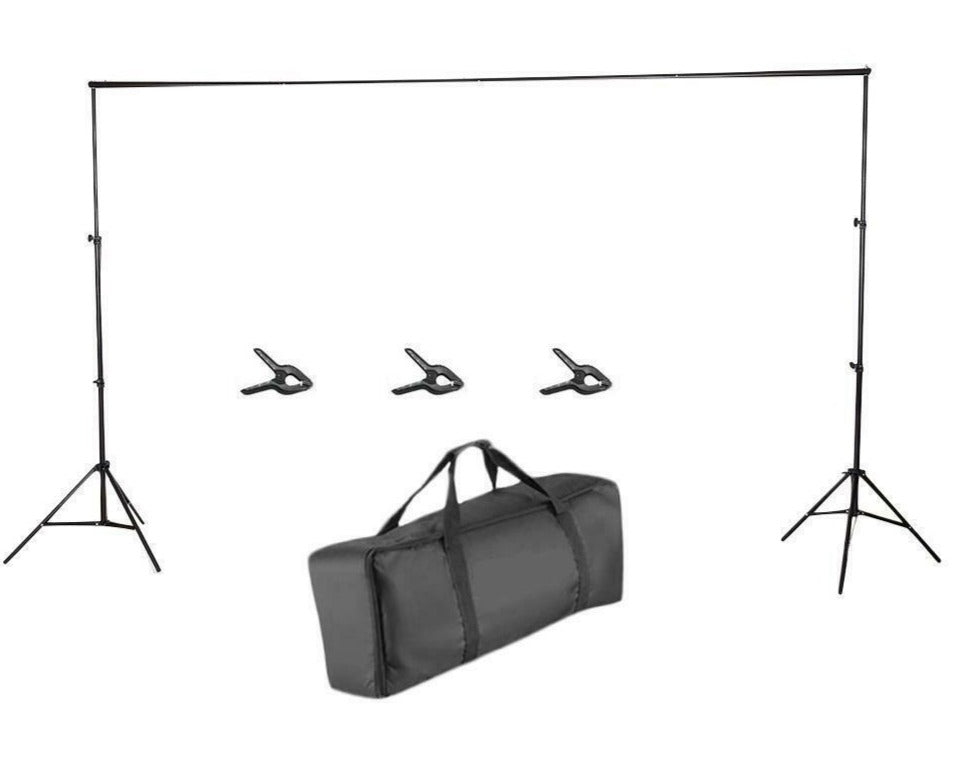 KSHX PRO™ 10ft Adjustable Photography Studio Background Stand Kit w/ Backdrop Crossbar Photo Studio Kit KSHX PRO™ 