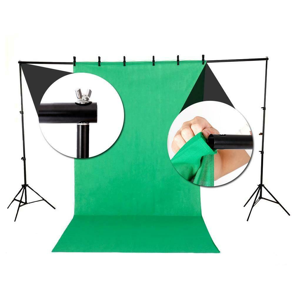 KSHX PRO™ 10ft Adjustable Photography Studio Background Stand Kit w/ Backdrop Crossbar Photo Studio Kit KSHX PRO™ 