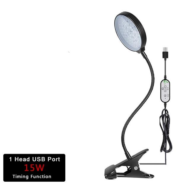 LED Grow Light LED Grow Lights LED Grow Light 15W Single Head 