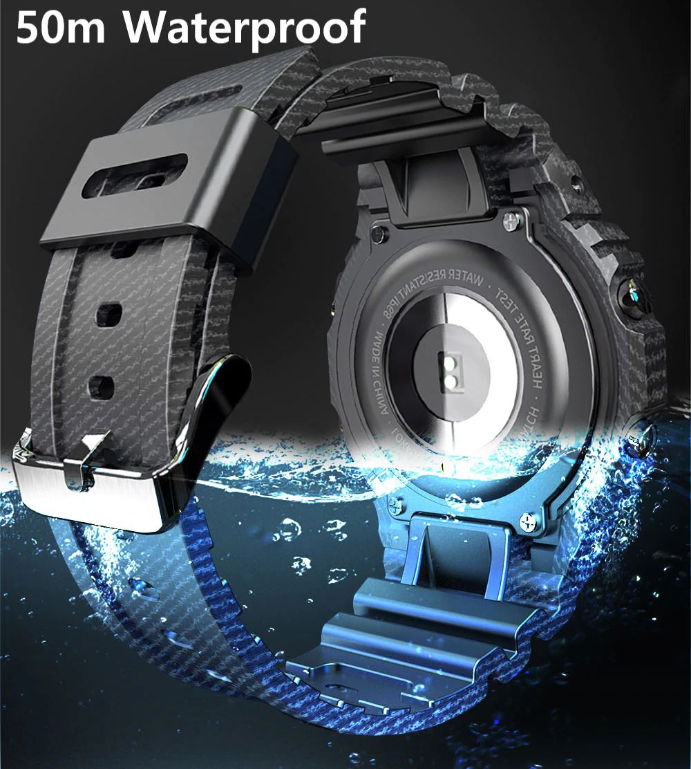LKM™ SWIM Men&#39;s SMARTWATCH Fitness Sleep Tracker, Heart Rate Monitor, Bluetooth (Android/IOS) smartwatch LKM™ Swim 