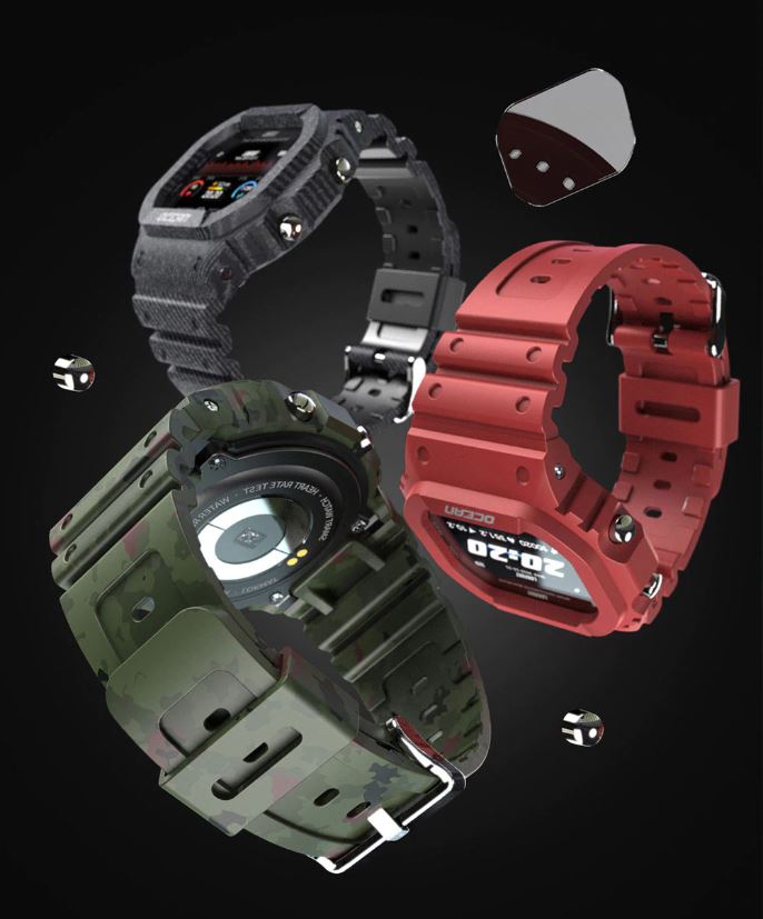 LKM™ SWIM Men&#39;s SMARTWATCH Fitness Sleep Tracker, Heart Rate Monitor, Bluetooth (Android/IOS) smartwatch LKM™ Swim 