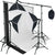 LNCPro™ 77"x120" Adjustable Photography Studio Muslin Background Stand Kit: Morning Glory Softboxes, Backdrop Crossbars photo studio kit LNCPro™ 