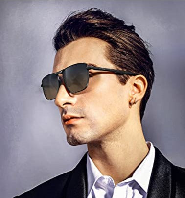 Calanovella Retro Pilot Photochromic Sunglasses for Men Women