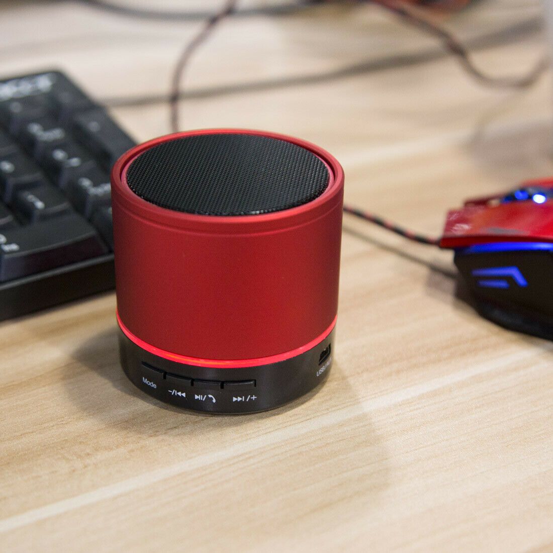 SMAXLUMINOUS™ Light Up Mini Portable Bluetooth Speaker LOUD Stereo Bass USB/UTF/AUX + Mic bluetooth speakers SMAXLUMINOUS™ 