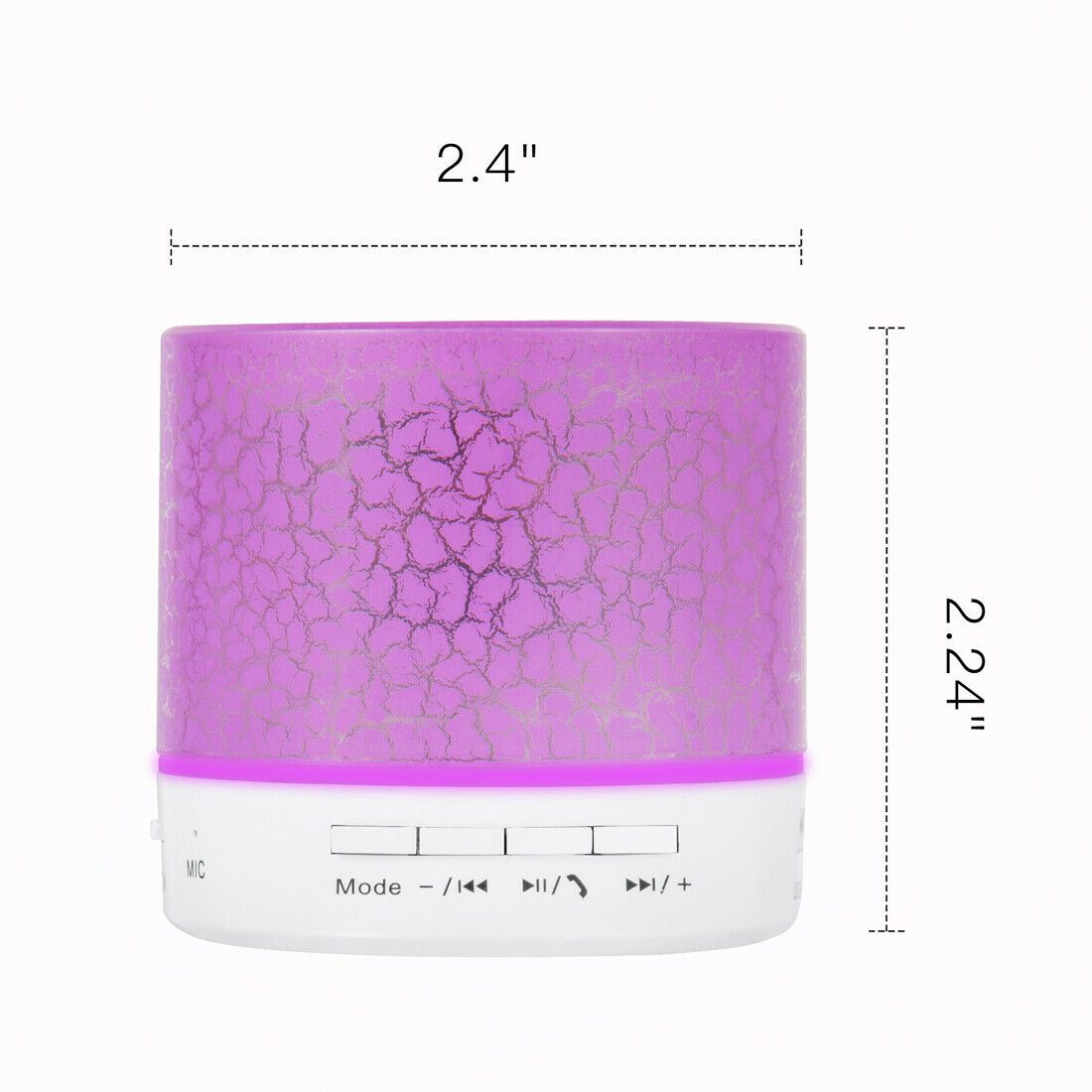 SMAXLUMINOUS™ Light Up Mini Portable Bluetooth Speaker LOUD Stereo Bass USB/UTF/AUX + Mic bluetooth speakers SMAXLUMINOUS™ 