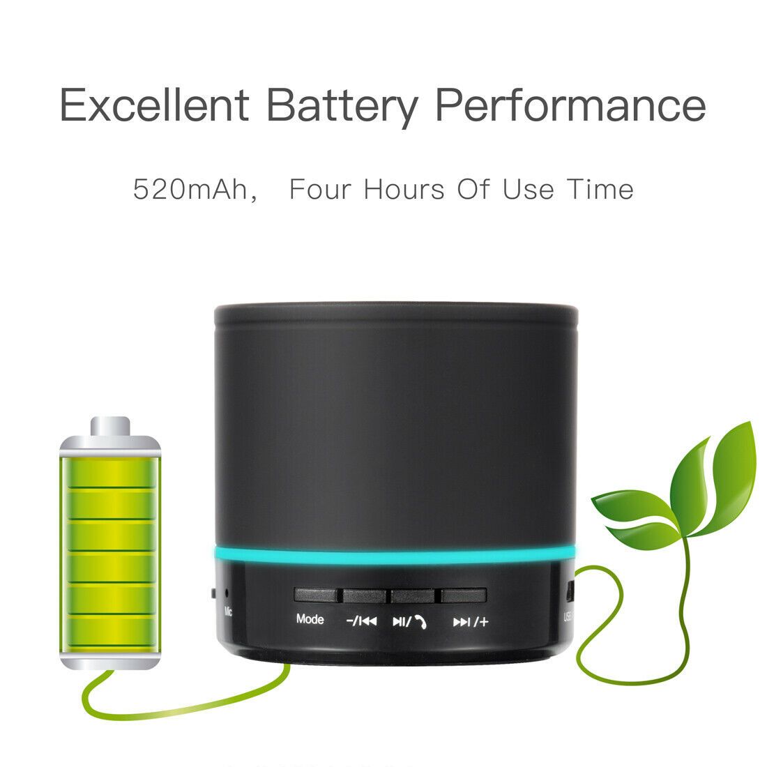 SMAXLUMINOUS™ Light Up Mini Portable Bluetooth Speaker LOUD Stereo Bass USB/UTF/AUX + Mic bluetooth speakers SMAXLUMINOUS™ 