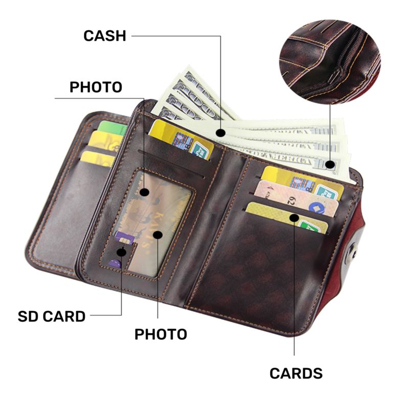 MBLeatherZ™ Genuine Leather Bifold Wallet: RFID Blocking, Credit Card/ID Holder wallets MBLeatherZ™ 