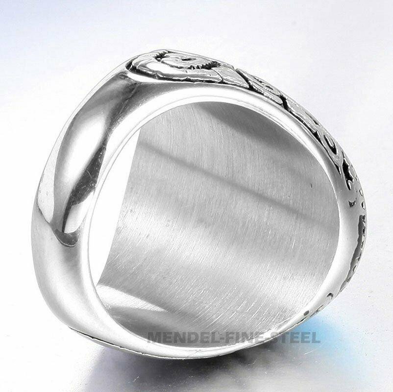 Luxury Jewelry Accessories Plus Size Mens Ring 8mm Stainless Steel Rings  for Men Vintage Punk Rings Wedding Band Engagement Ring Titanium Steel Rings  | Wedding ring bands, Titanium wedding rings, Steel wedding