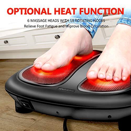 MEDCRX™ Shiatsu Foot Massager w/ Heat | 18 Nodes, Deep Kneading, Adjustable Height foot massager MEDCRX™ 