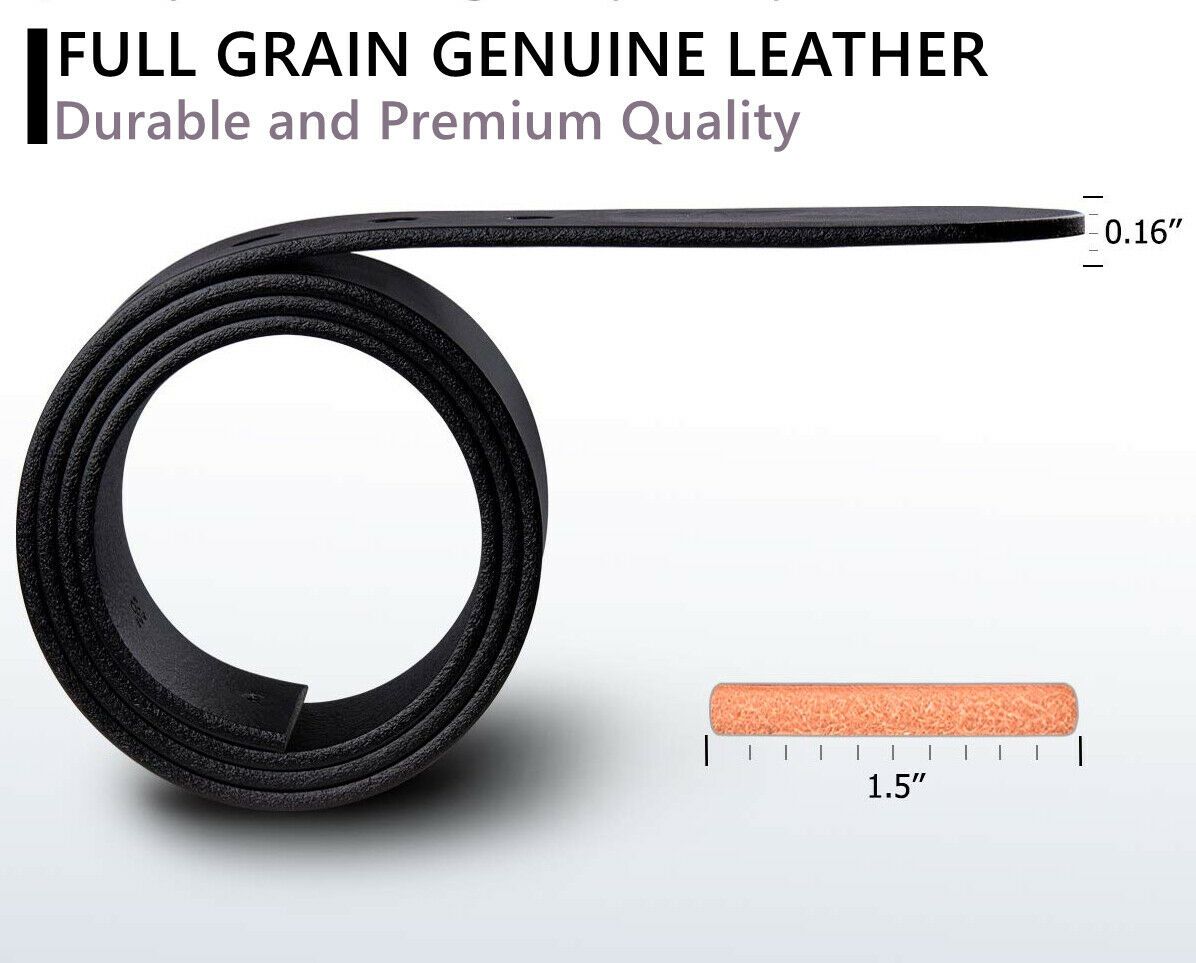 FVLUX™ Full Grain Genuine Leather Belt | Premium, Casual, Metal Buckle, Brown/Black/Tan mens belts FVLUX™ 