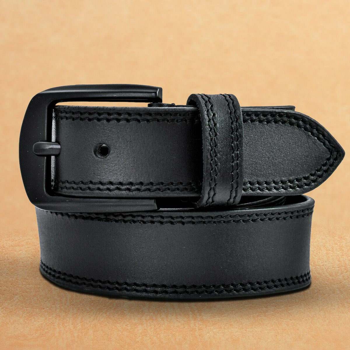 MRoyale™ Handmade FULL GRAIN Premium Leather Belt | Jeans, Metal Buckle, Brown/Black/Tan mens belts MRoyale™ 