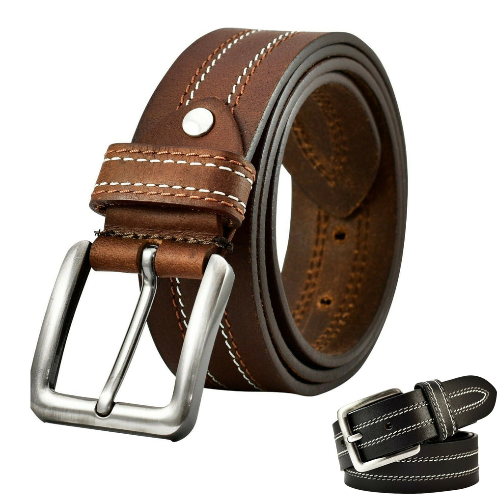 MROYALE Men's Ratchet Leather Belt