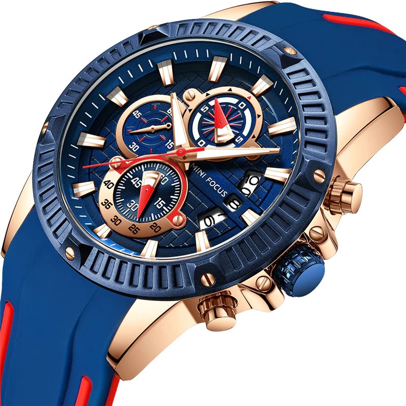 MFPro™ Men&#39;s Blue Casual Sports Quartz Waterproof Wrist Watch Casual Watch MFPro™ Fashion 