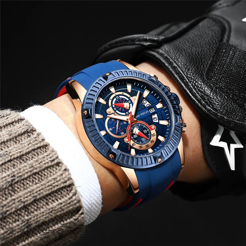 MFPro™ Men's Blue Casual Sports Quartz Waterproof Wrist Watch Casual Watch MFPro™ Fashion 