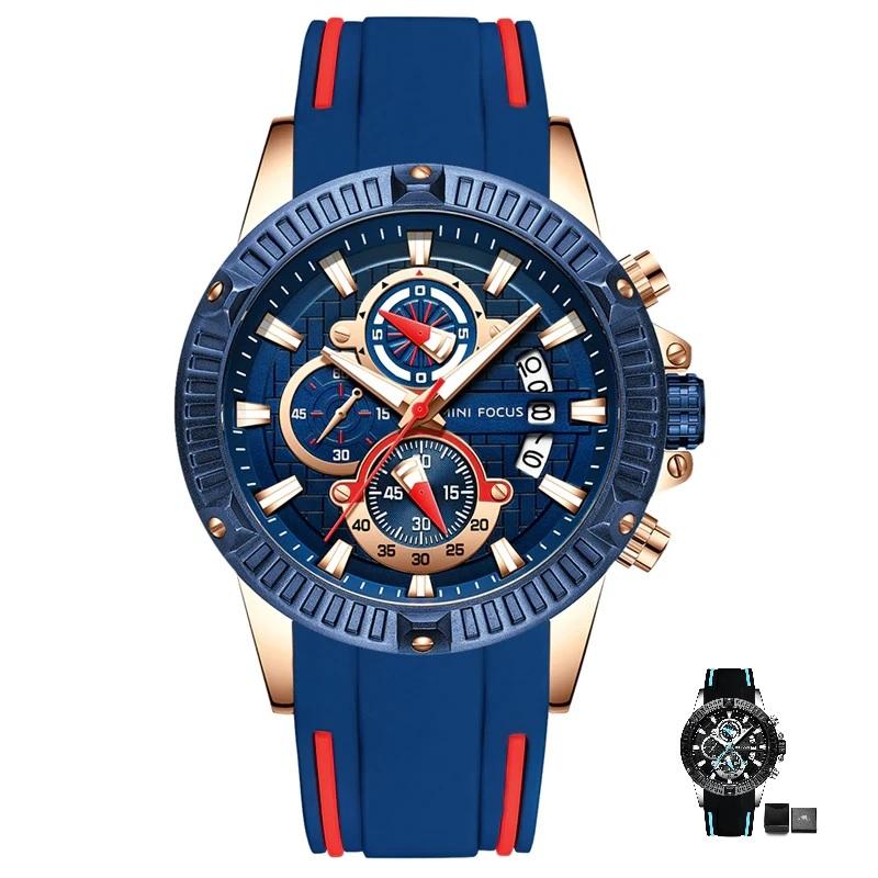 MFPro™ Men&#39;s Blue Casual Sports Quartz Waterproof Wrist Watch Casual Watch MFPro™ Fashion 