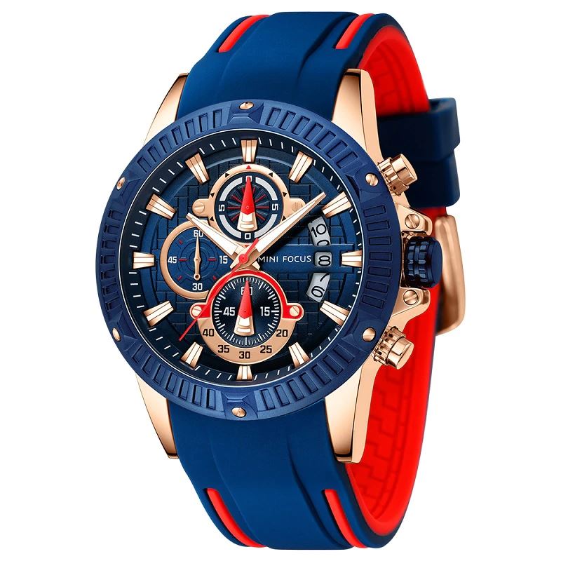 MFPro™ Men&#39;s Blue Casual Sports Quartz Waterproof Wrist Watch Casual Watch MFPro™ Fashion 