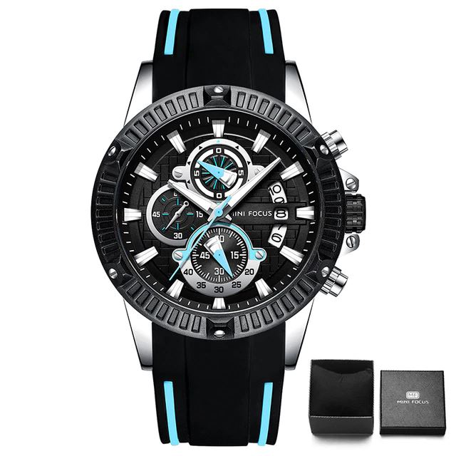 MFPro™ Men's Blue Casual Sports Quartz Waterproof Wrist Watch Casual Watch MFPro™ Fashion Sky Blue 