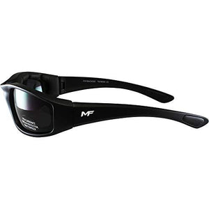MFPROX™ Super Dark Men's Black Sunglasses - UV400, Thick