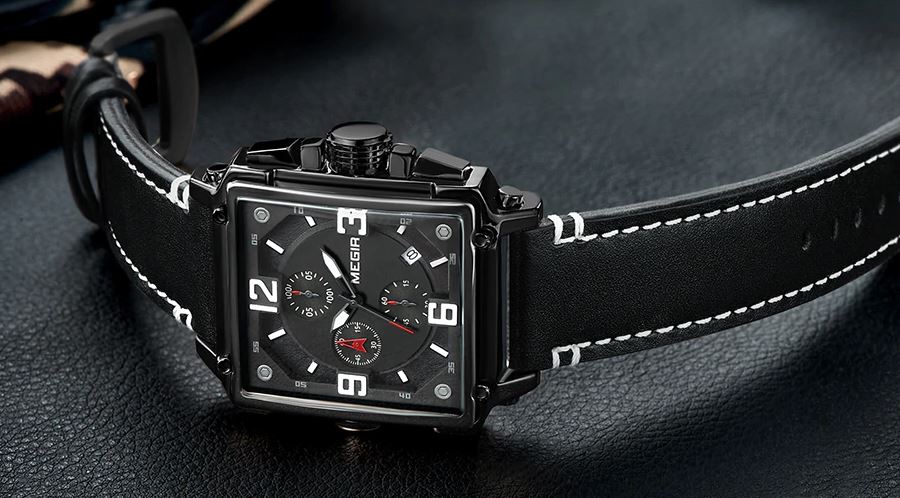 MGR™ Men's Stylish Leather Business Watch Casual Watch MGR™ Fashion 