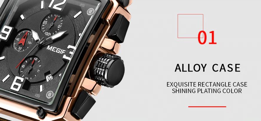 MGR™ Men's Stylish Leather Business Watch Casual Watch MGR™ Fashion 