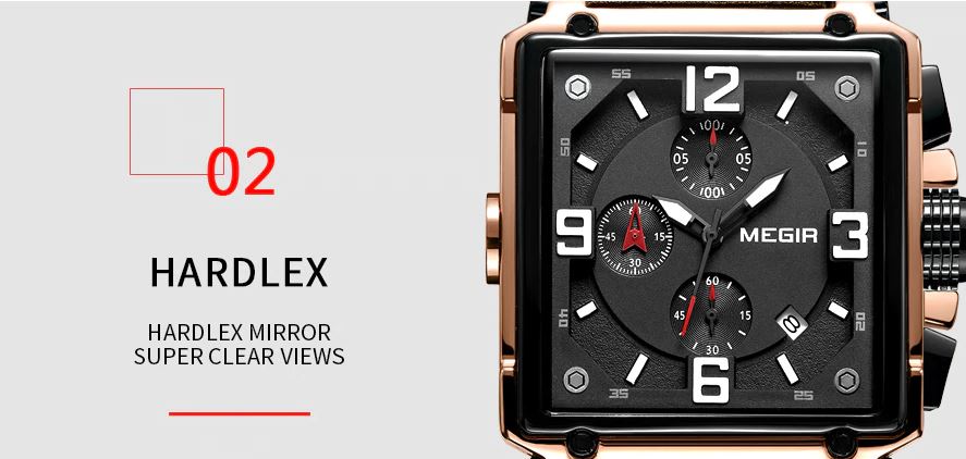 MGR™ Men's Stylish Leather Business Watch Casual Watch MGR™ Fashion 