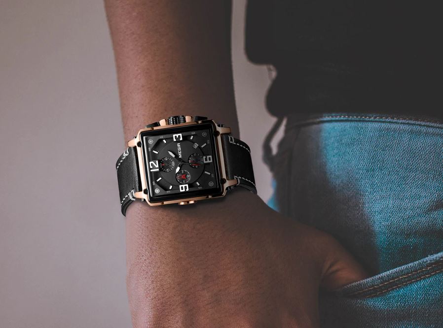 MGR™ Men's Stylish Leather Business Watch Casual Watch MGR™ Fashion 