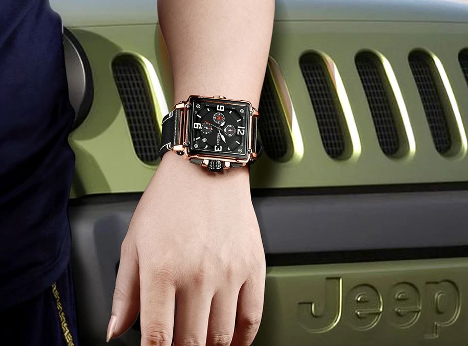 MGR™ Men&#39;s Stylish Leather Business Watch Casual Watch MGR™ Fashion 