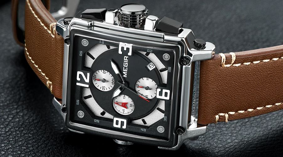 MGR™ Men's Stylish Leather Business Watch Casual Watch MGR™ Fashion 