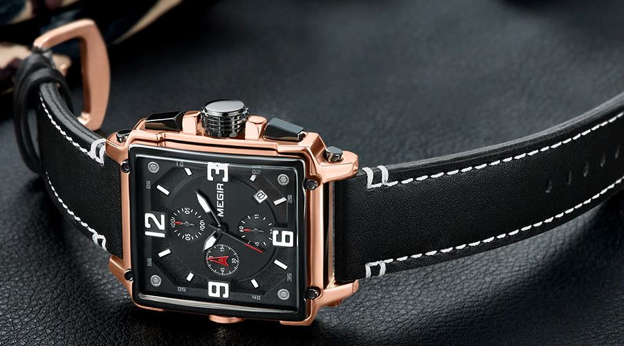 MGR™ Men's Stylish Leather Business Watch Casual Watch MGR™ Fashion 