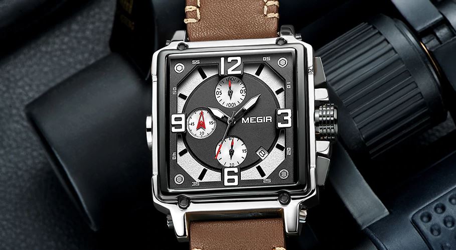 MGR™ Men's Stylish Leather Business Watch Casual Watch MGR™ Fashion 