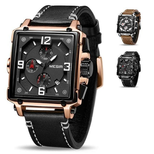 MGR™ Men's Stylish Leather Business Watch Casual Watch MGR™ Fashion 