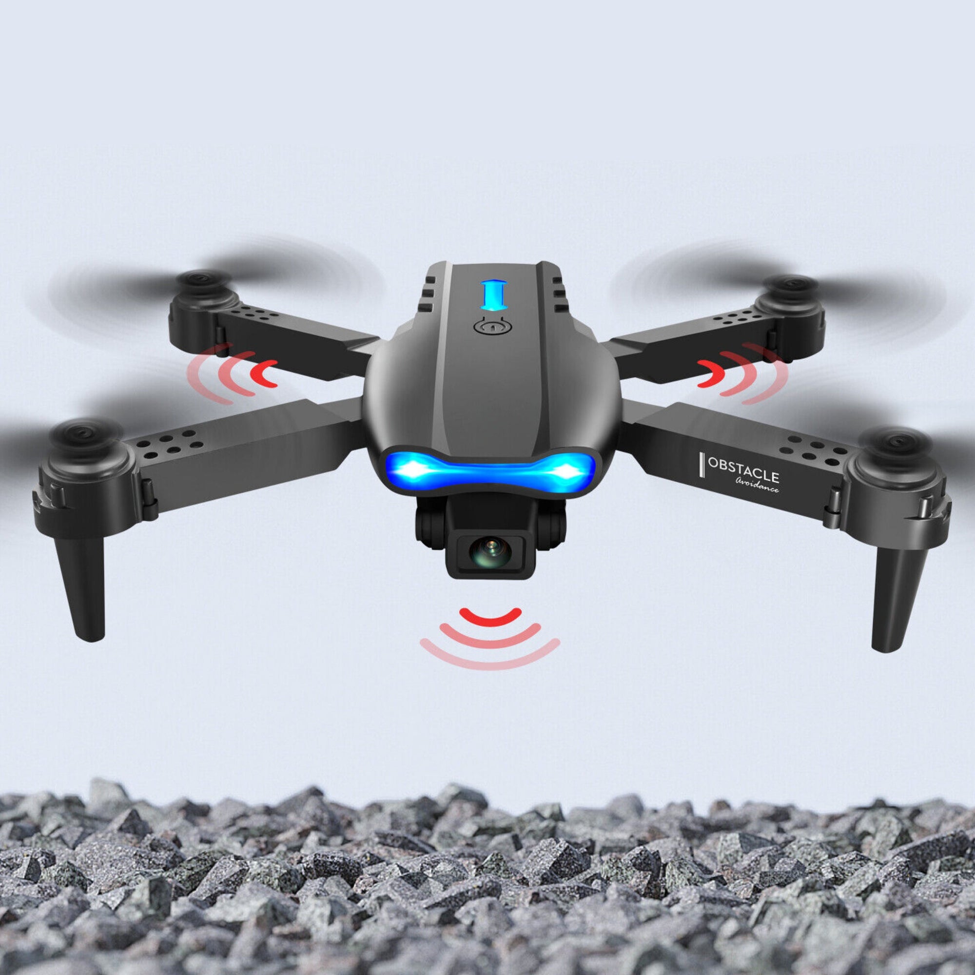 MMQuadAirX™ 4K Ultra-HD Dual Camera GPS Drone - Quadcopter, 4G, Pro, Foldable RC Camera Drone MMQuadAirX™ Black 