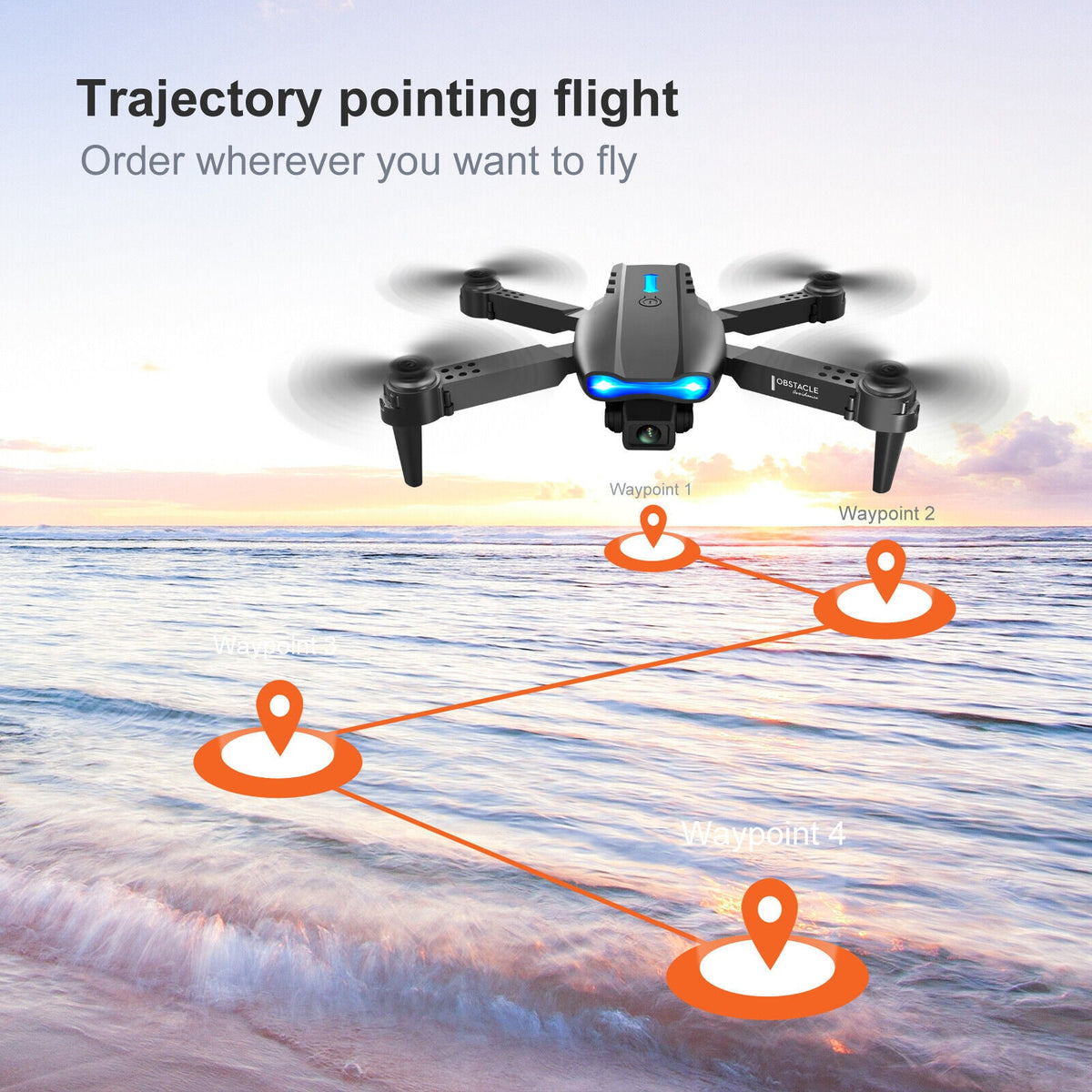 MMQuadAirX™ 5G Quadcopter GPS HD Dual Camera Drone - 4K, Pro, Foldable RC Camera Drone MMQuadAirX™ 