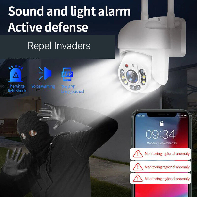 MMSecure360™ 5Ghz Outdoor Home Wireless Security Camera w/ Night Vision | 1080P HD, Wi-Fi, 2-Way Audio, Smart, Motion Home Security Camera MMSecure360™ 