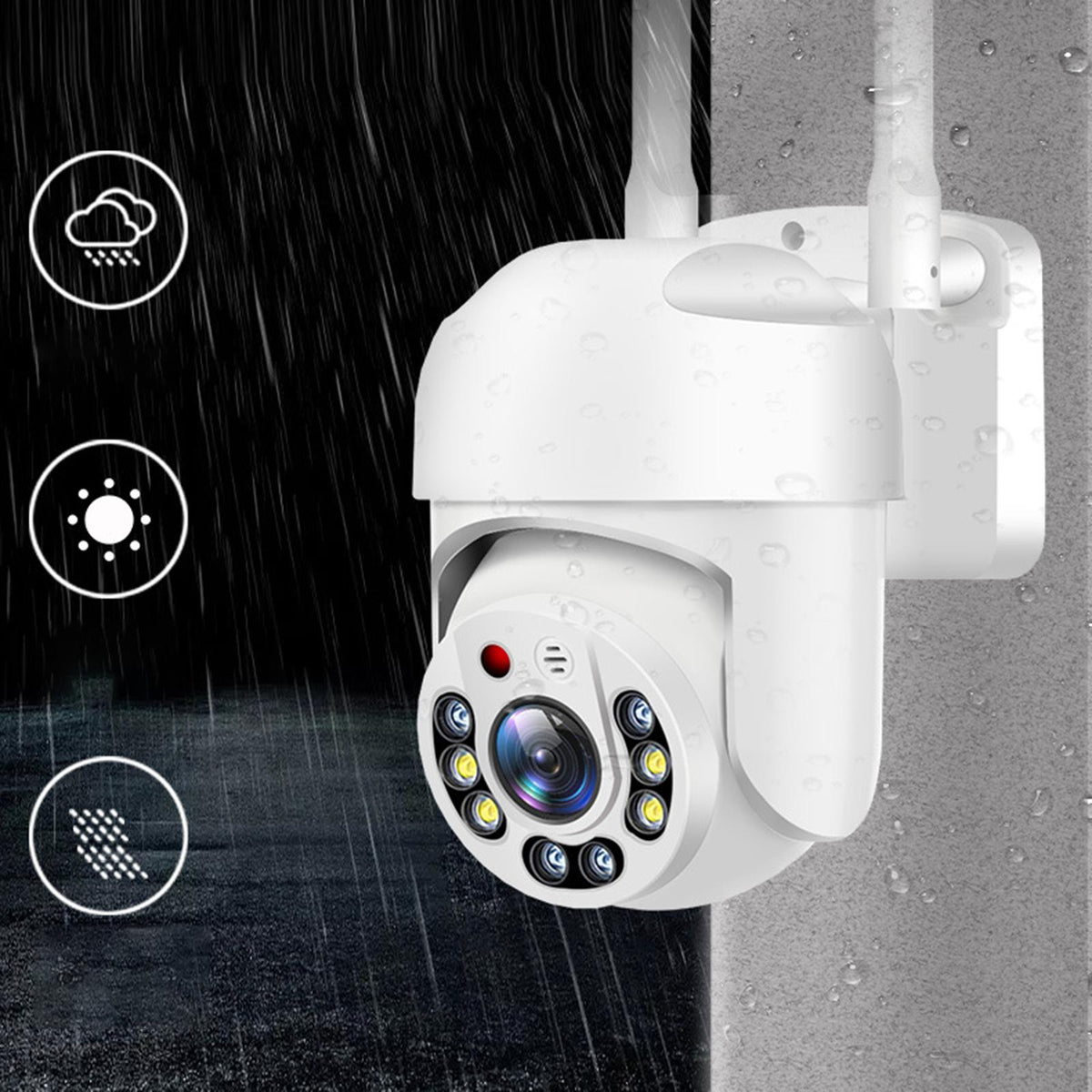 MMSecure360™ 5Ghz Outdoor Home Wireless Security Camera w/ Night Vision | 1080P HD, Wi-Fi, 2-Way Audio, Smart, Motion Home Security Camera MMSecure360™ 