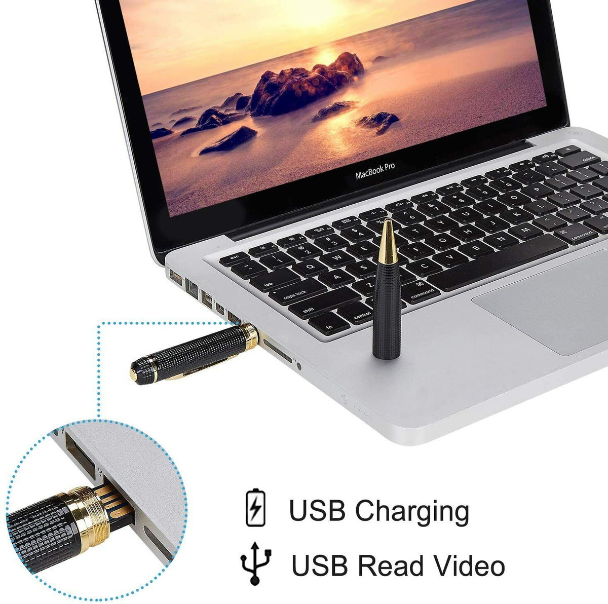 MMSecurify™ Spy Pen Camera - HD 1080P, Hidden Mini Video Recorder, Portable Body Cam spy pen camera MMSecurify™ 