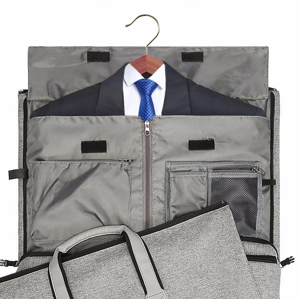 MROYALE™ Men&#39;s 2-in-1 Garment + Duffel Weekend Travel Bag Duffle Travel Bag MRoyale™ Fashion 