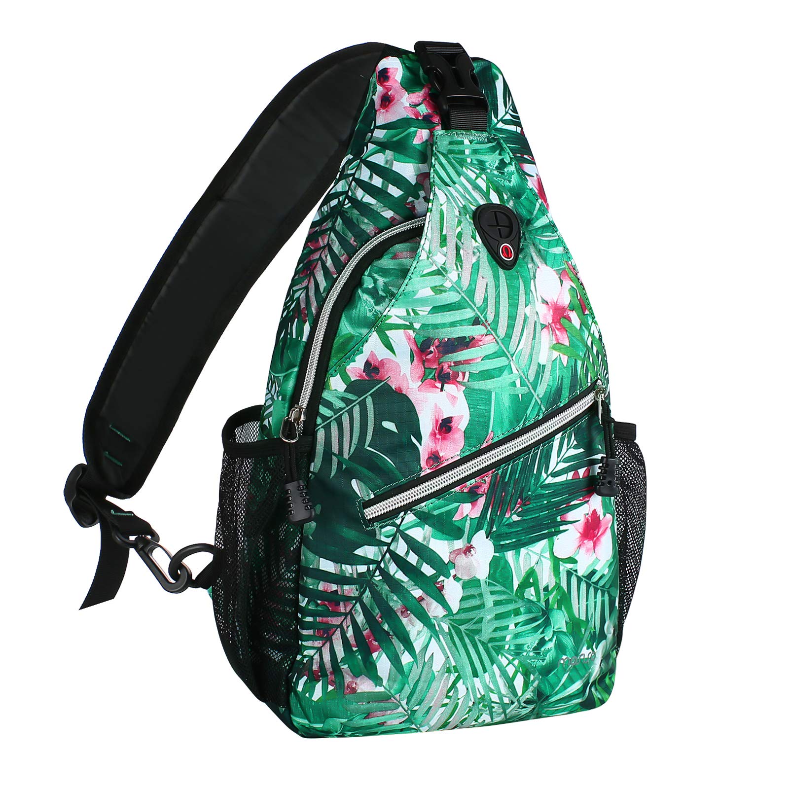 MOSXPro™ Women's Crossbody Shoulder Daypack - iPad Tablet, Palm Leaf Flower Sling Bag MOSXPro™ 