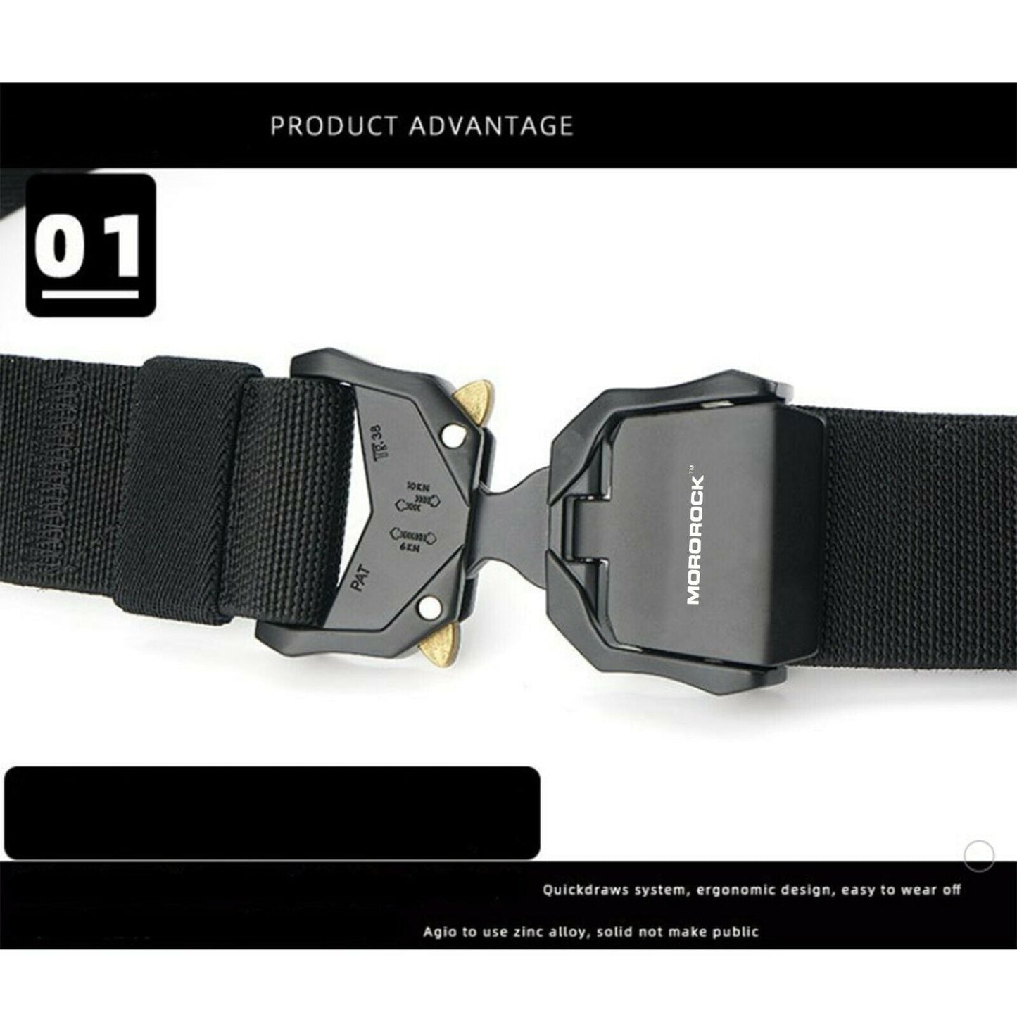 MROCKX™ Canvas Tactical Belt - Adjustable Metal Buckle | Survival Army Rigger Waistband tactical belt MROCKX™ 