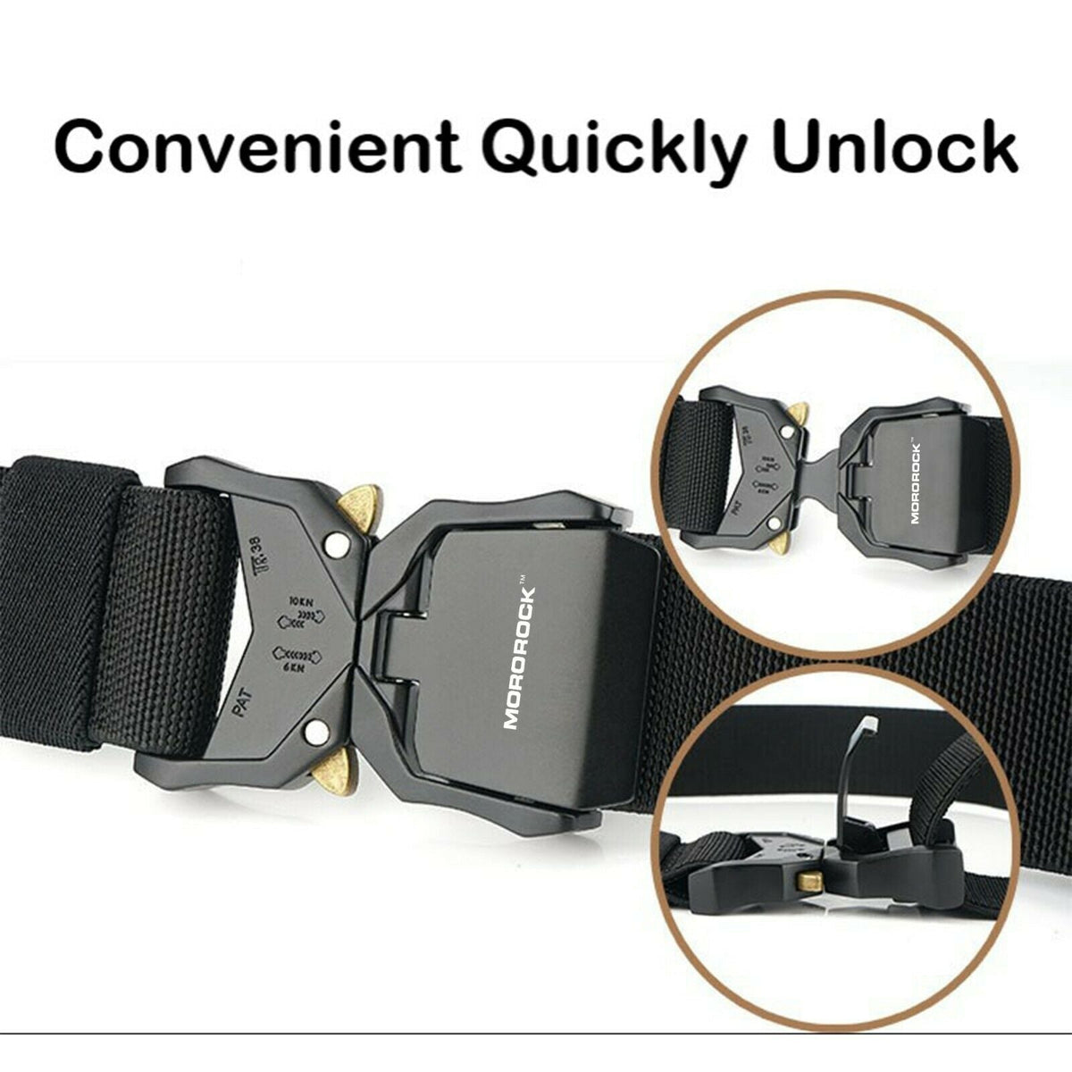 MROCKX™ Canvas Tactical Belt - Adjustable Metal Buckle | Survival Army Rigger Waistband tactical belt MROCKX™ 