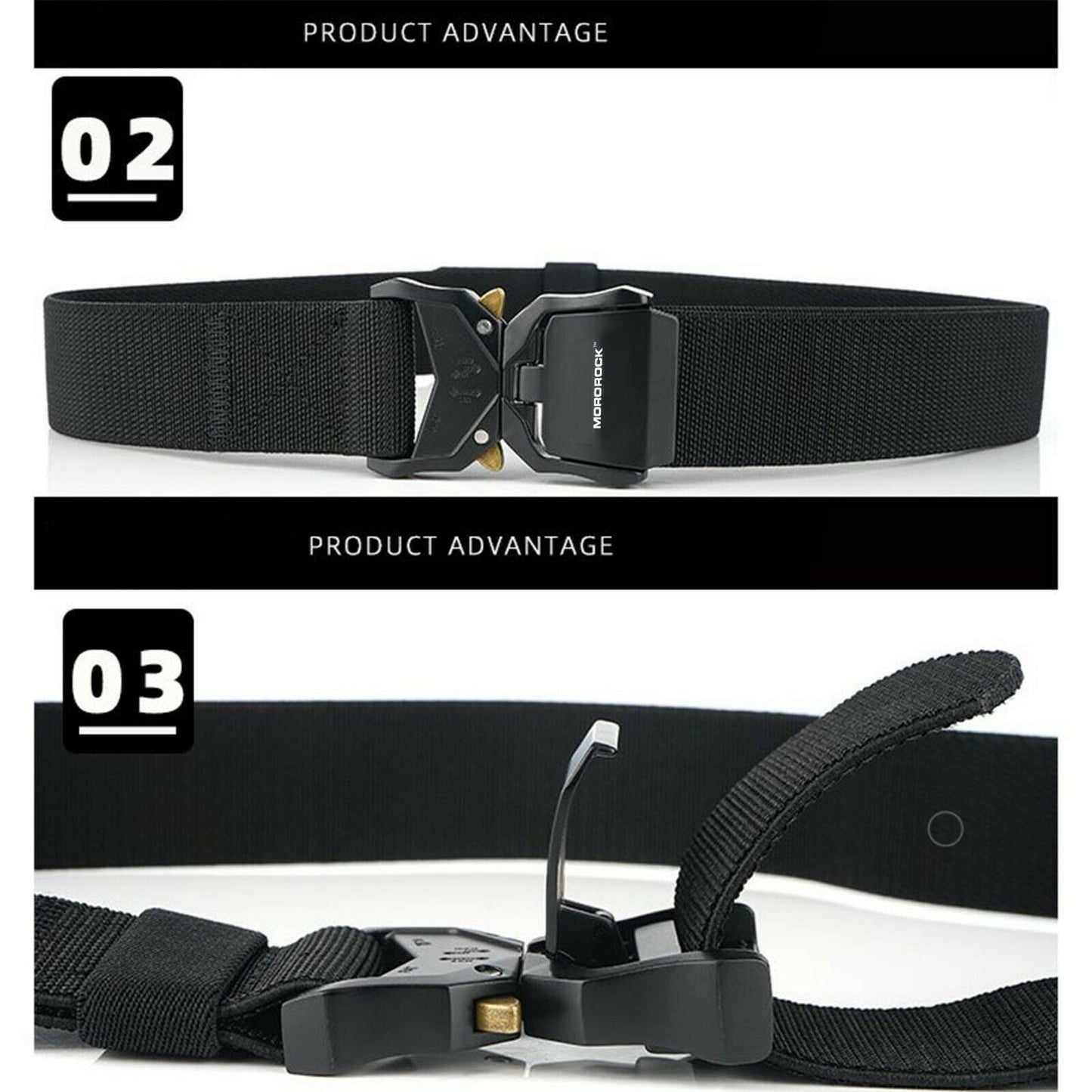 MROCKX™ Canvas Tactical Belt - Adjustable Metal Buckle | Survival Army Rigger Waistband tactical belt MROCKX™ 