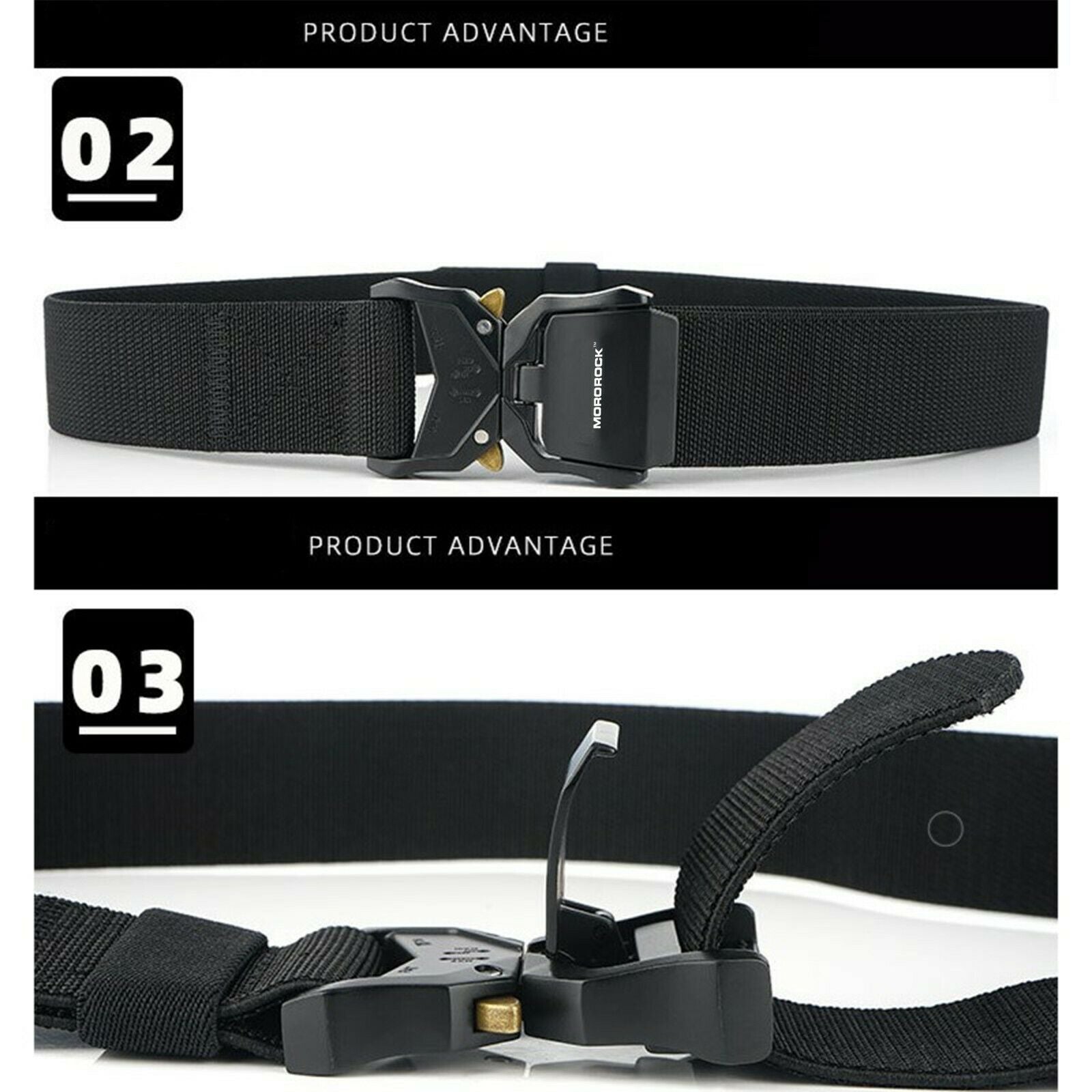MROCKX™ Canvas Tactical Belt - Adjustable Metal Buckle | Survival Army Rigger Waistband tactical belt MROCKX™ 