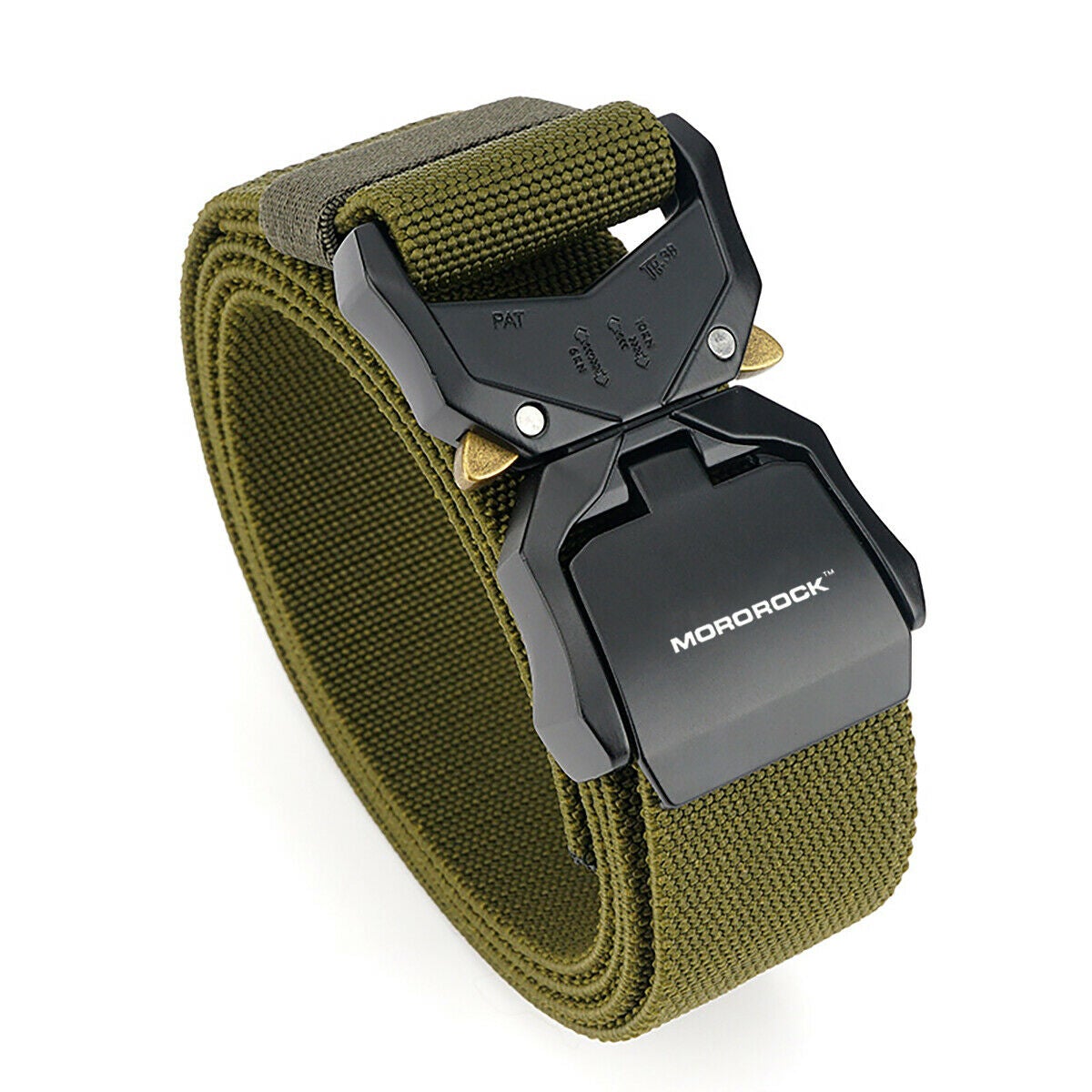 MROCKX™ Canvas Tactical Belt - Adjustable Metal Buckle | Survival Army Rigger Waistband tactical belt MROCKX™ Green 