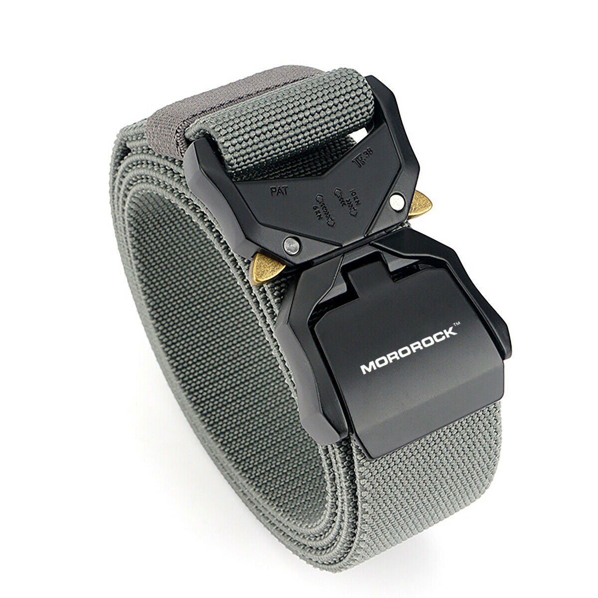 MROCKX™ Canvas Tactical Belt - Adjustable Metal Buckle | Survival Army Rigger Waistband tactical belt MROCKX™ Silver 