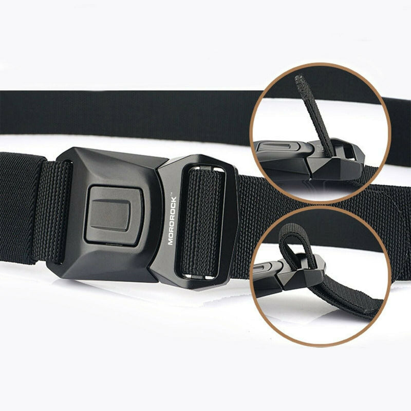 MROCKX™ Canvas Tactical Belt - Quick Release Aluminum Buckle | Survival Army Rigger Waistband tactical belt MROCKX™ 