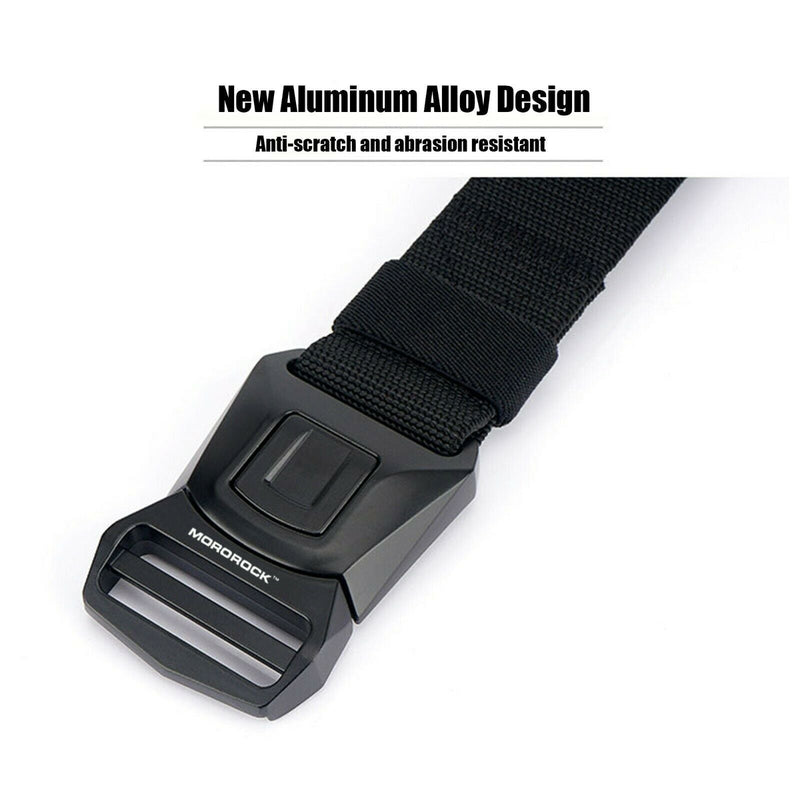 MROCKX™ Canvas Tactical Belt - Quick Release Aluminum Buckle | Survival Army Rigger Waistband tactical belt MROCKX™ 