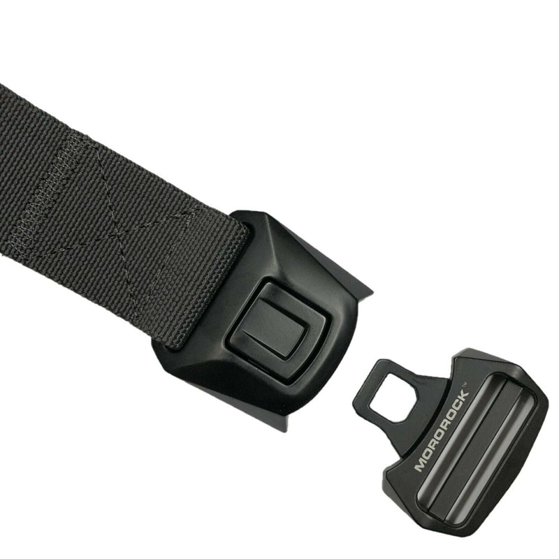 Men Military Belt Tactical Strap Waistband Quick Release Buckle Adjustable  Black
